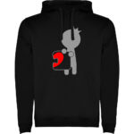 Hanorac Love Puzzle - El, Negru