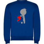 Pulover Love Puzzle - El, Albastru