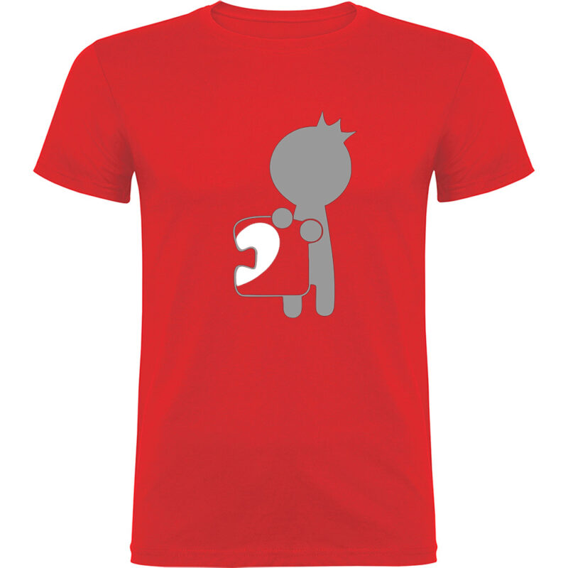 Tricou Love Puzzle - El, Roșu