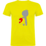 Tricou Love Puzzle - El, Galben