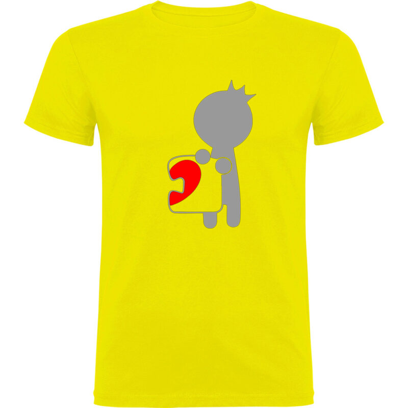 Tricou Love Puzzle - El, Galben