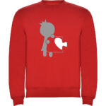 Pulover Love Puzzle - Ea, Roșu