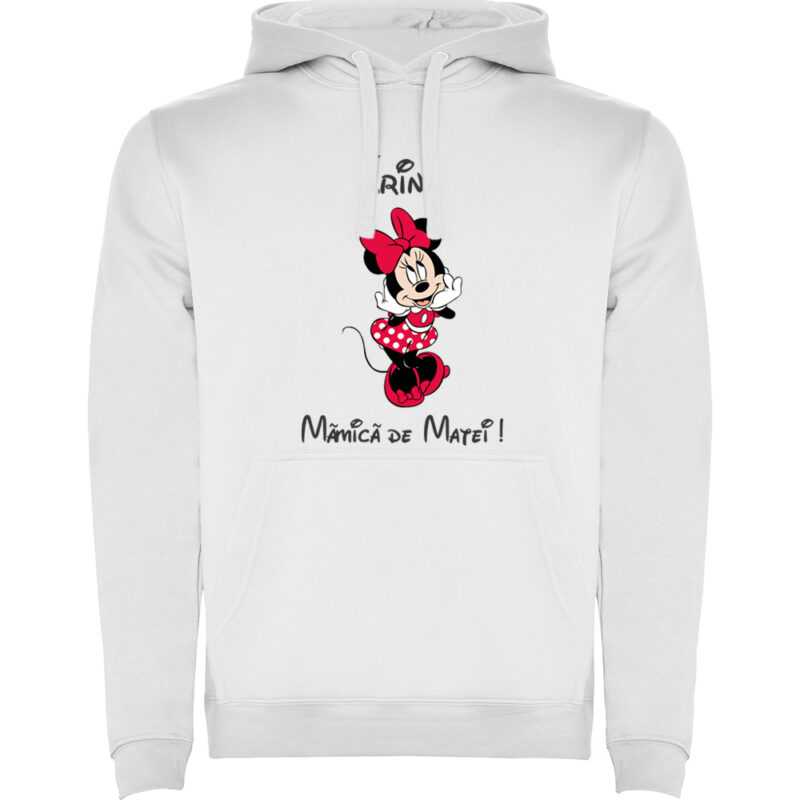 Hanorac Mămică Minnie, Alb