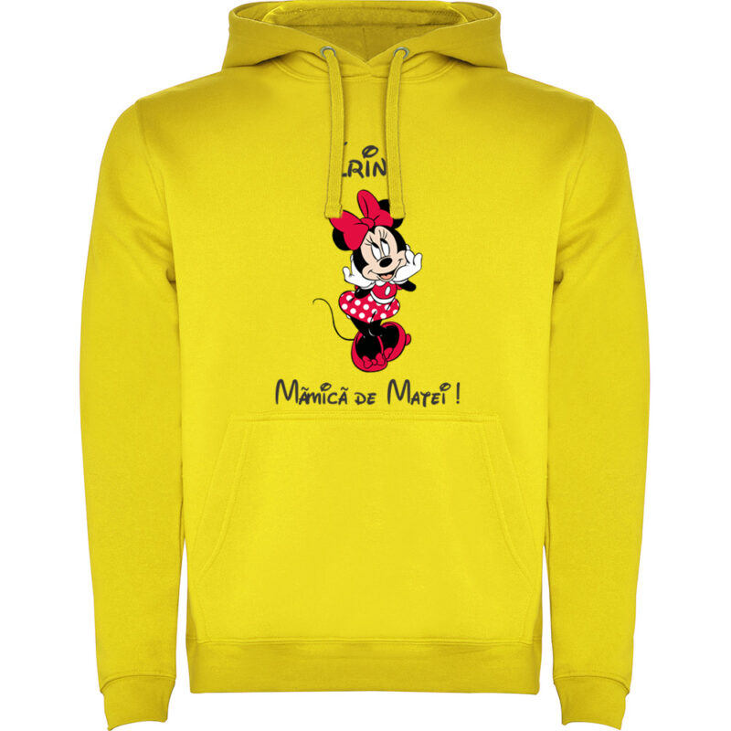 Hanorac Mămică Minnie, Galben