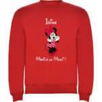 Pulover Mămică Minnie, Roșu