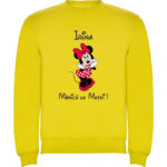 Pulover Mămică Minnie, Galben
