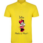 Tricou polo Mămică Minnie, Galben