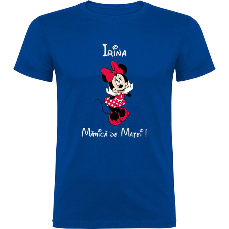 Tricou Mămică Minnie, Albastru
