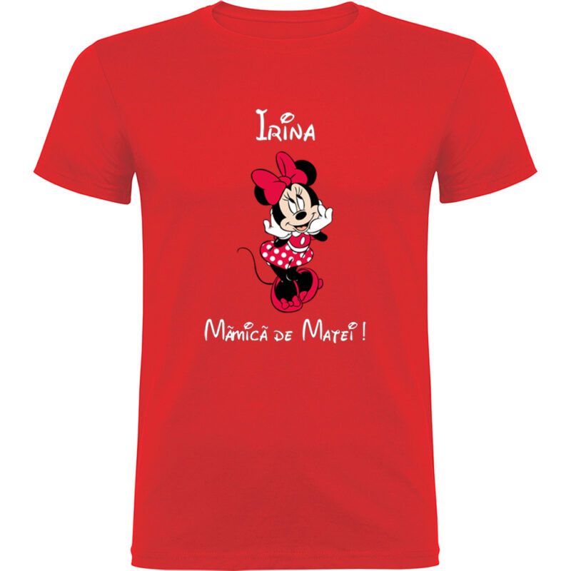 Tricou Mămică Minnie, Roșu