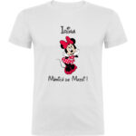 Tricou Mămică Minnie, Alb