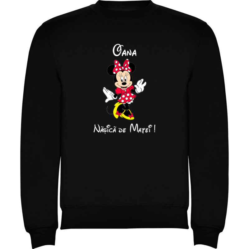 Pulover Nașa Minnie, Negru