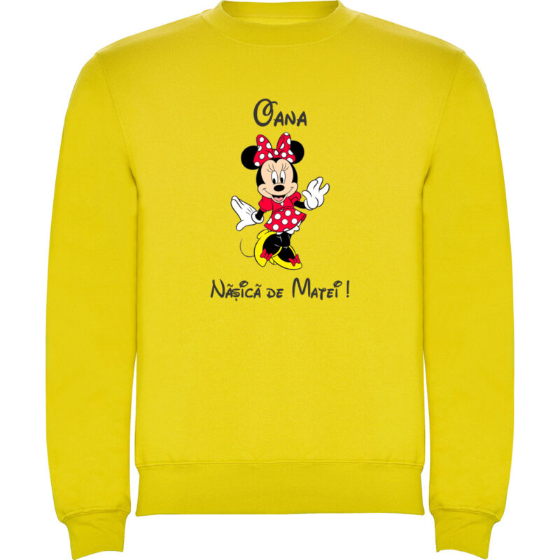Pulover Nașa Minnie, Galben