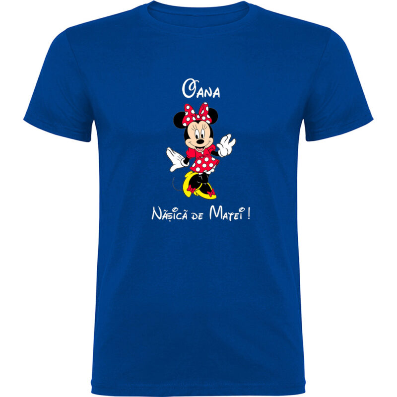 Tricou Nașa Minnie, Albastru