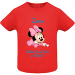 Tricou copii -Nașica cea mai mică Minnie, Roșu