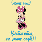 Tricou copii Nașică mică Minnie, Alb - imagine 2