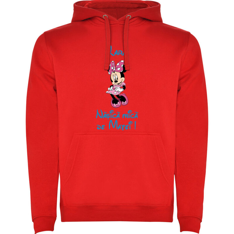 Hanorac copii Nașică mică Minnie, Roșu