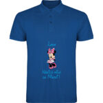 Tricou polo copii Nașică mică Minnie, Albastru