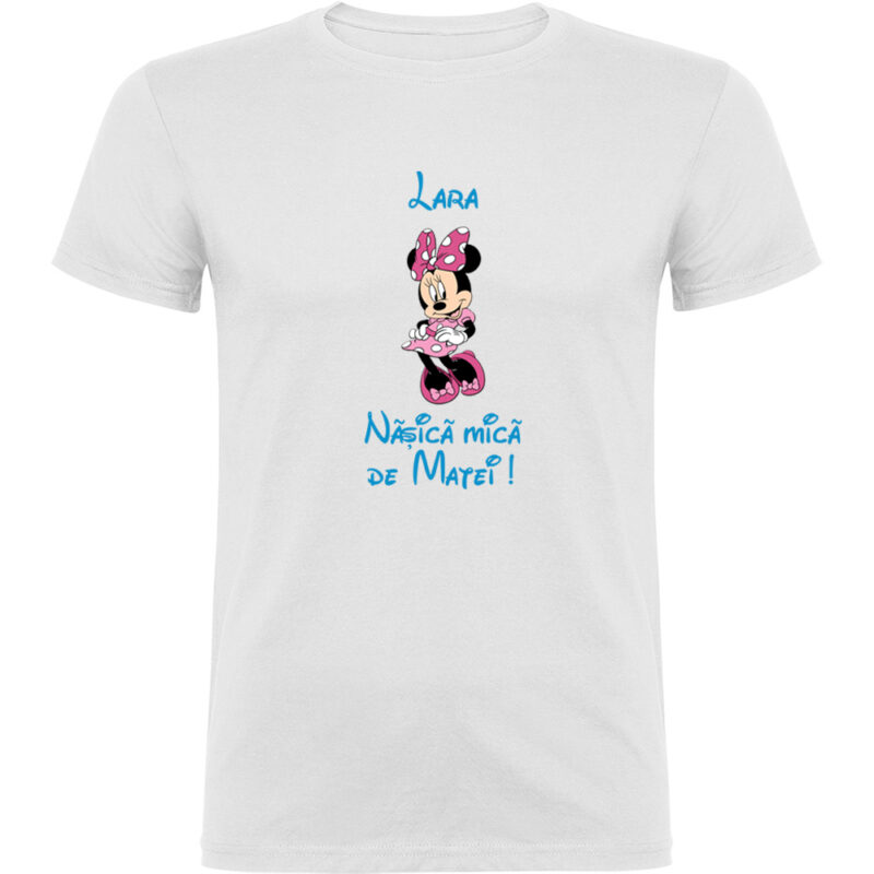 Tricou copii Nașică mică Minnie, Alb