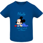 Tricou copii -Nășic cel mai mic Mickey, Albastru