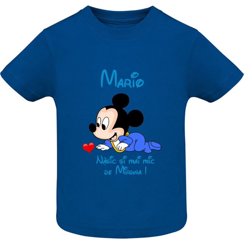 Tricou copii -Nășic cel mai mic Mickey, Albastru