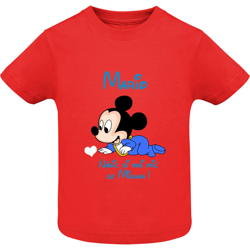 Tricou copii -Nășic cel mai mic Mickey, Roșu