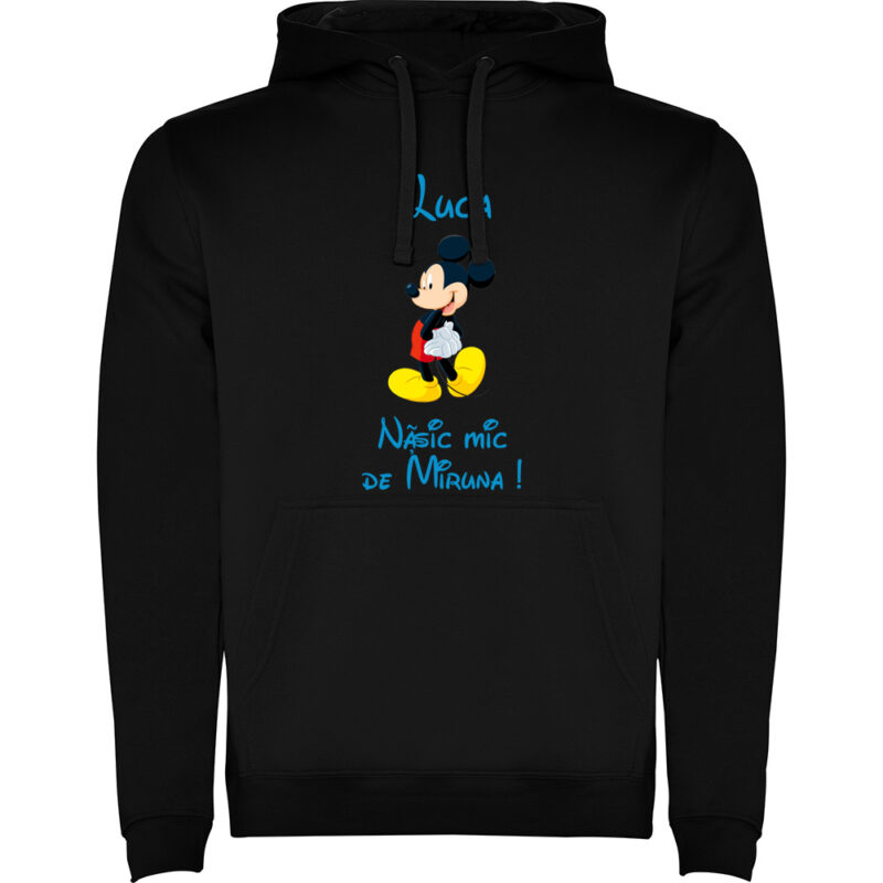 Hanorac copii Nășic mic Mickey, Negru