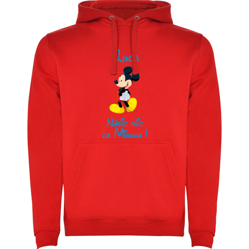 Hanorac copii Nășic mic Mickey, Roșu