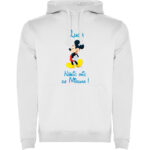 Hanorac copii Nășic mic Mickey, Alb