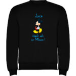 Pulover copii Nășic mic Mickey, Negru