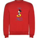Pulover copii Nășic mic Mickey, Roșu