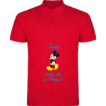 Tricou polo copii Nășic mic Mickey, Roșu
