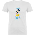 Tricou copii Nășic mic Mickey, Alb