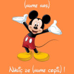 Tricou Naș Mickey, Alb - imagine 2