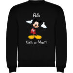 Pulover Naș Mickey, Negru