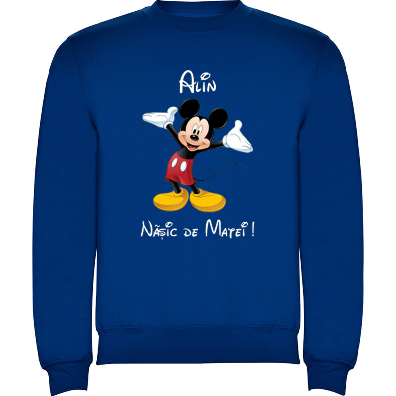 Pulover Naș Mickey, Albastru