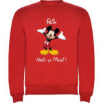 Pulover Naș Mickey, Roșu
