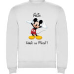Pulover Naș Mickey, Alb