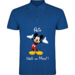 Tricou polo Naș Mickey, Albastru