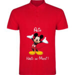 Tricou polo Naș Mickey, Roșu