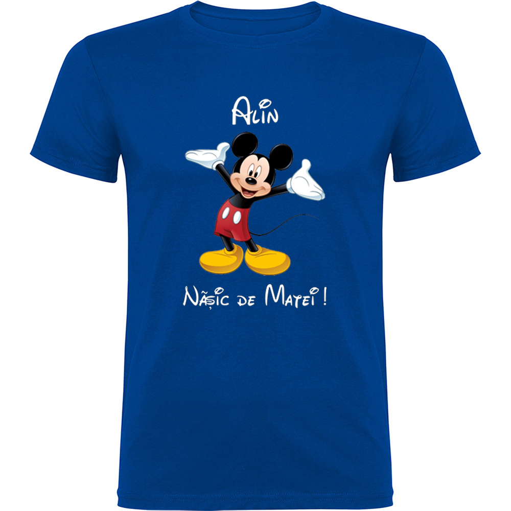 NASMICKEY.TR_.BLU_.jpg Tricou Naș Mickey, Albastru - imagine 1