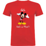 Tricou Naș Mickey, Roșu