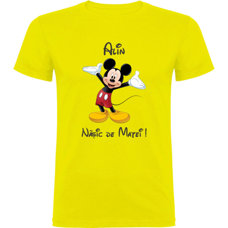 Tricou Naș Mickey, Galben