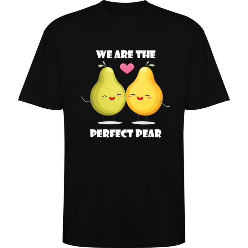 Tricou oversize Perfect pear, Negru
