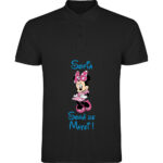 Tricou polo copii Soră Minnie, Negru