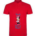 Tricou polo copii Soră Minnie, Roșu