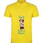 Tricou polo copii Soră Minnie, Galben
