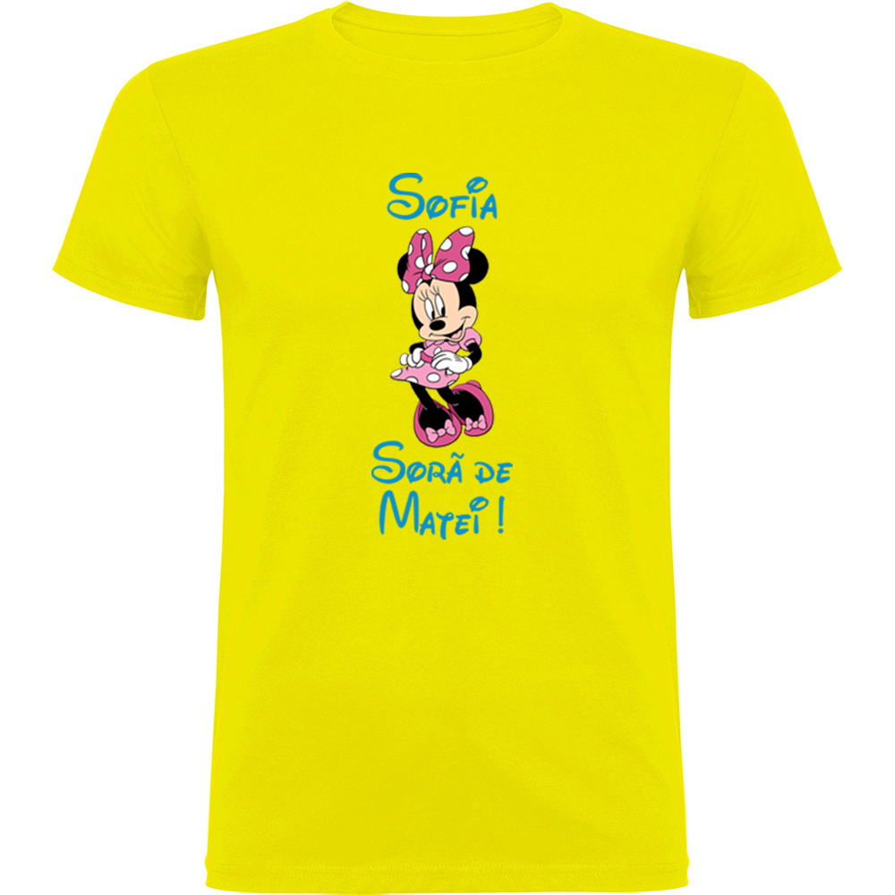 SORAMINNIE.TR_.YEL_.KID_.jpg Tricou copii Soră Minnie, Galben - imagine 1