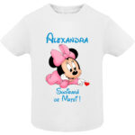 Tricou copii -Surioară Minnie, Alb