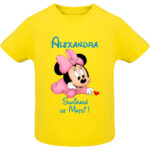 Tricou copii -Surioară Minnie, Galben