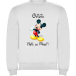 Pulover Tătic Mickey, Alb